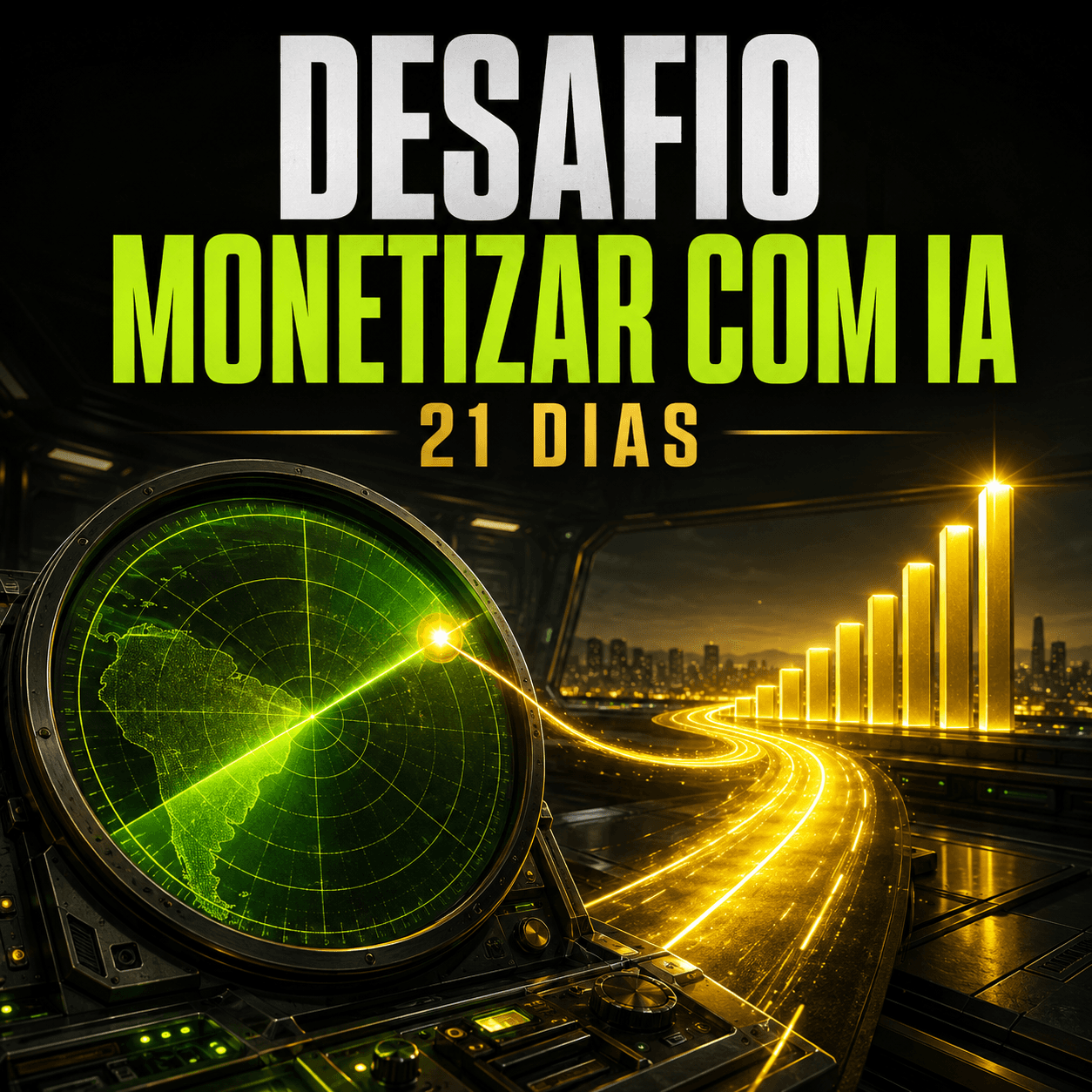 Capa Desafio Monetizar com IA | 21 dias para validar uma oportunidade
