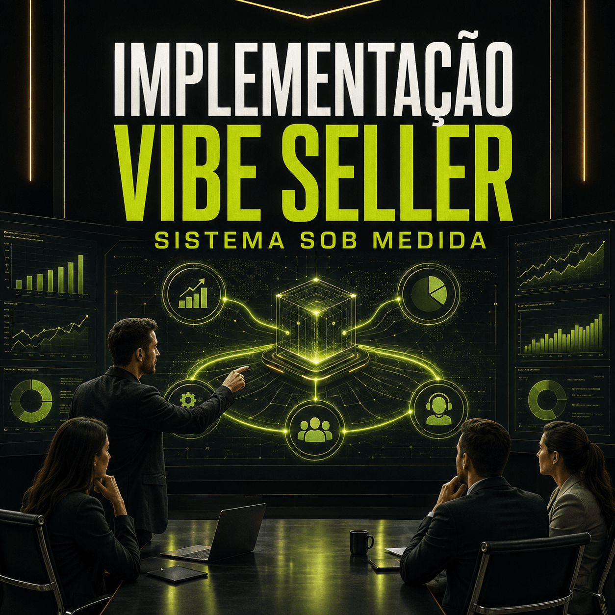 Capa Implementação Vibe Seller | Sistemas que capturam valor